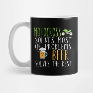 Motocross problems beer Mug